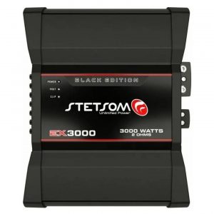 Stetsom EX 3000 BLACK Amplifier 2 Ohm Mono 3000W RMS Class D Car Audio Amp