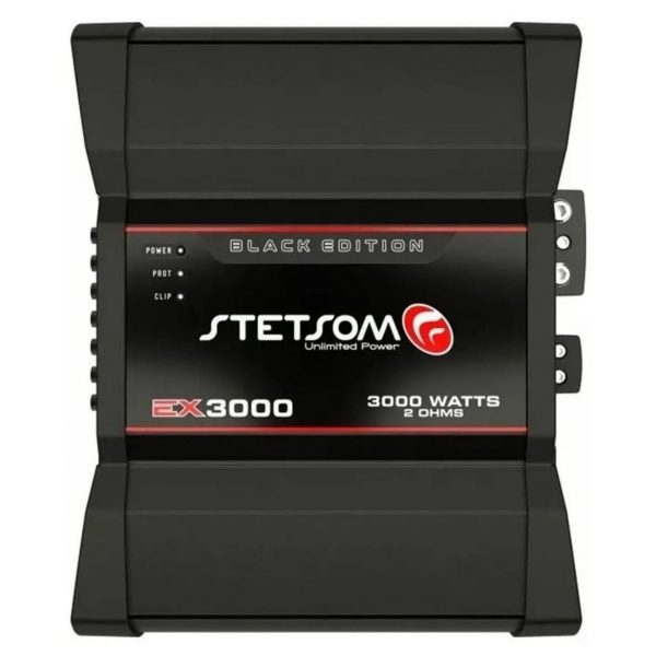 Stetsom EX 3000 BLACK Amplifier 2 Ohm Mono 3000W RMS Class D Car Audio Amp