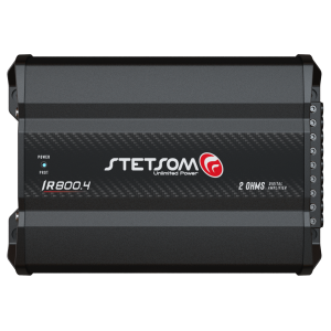 Stetsom Iron Line IR 800.4 Amplifier 2 Ohm 4 Channel 800W RMS Class D Car Audio Amp