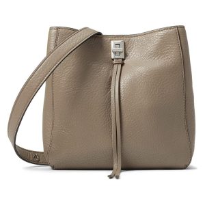 Rebecca Minkoff Women's Darren Small Leather Shoulder Bag Taupe