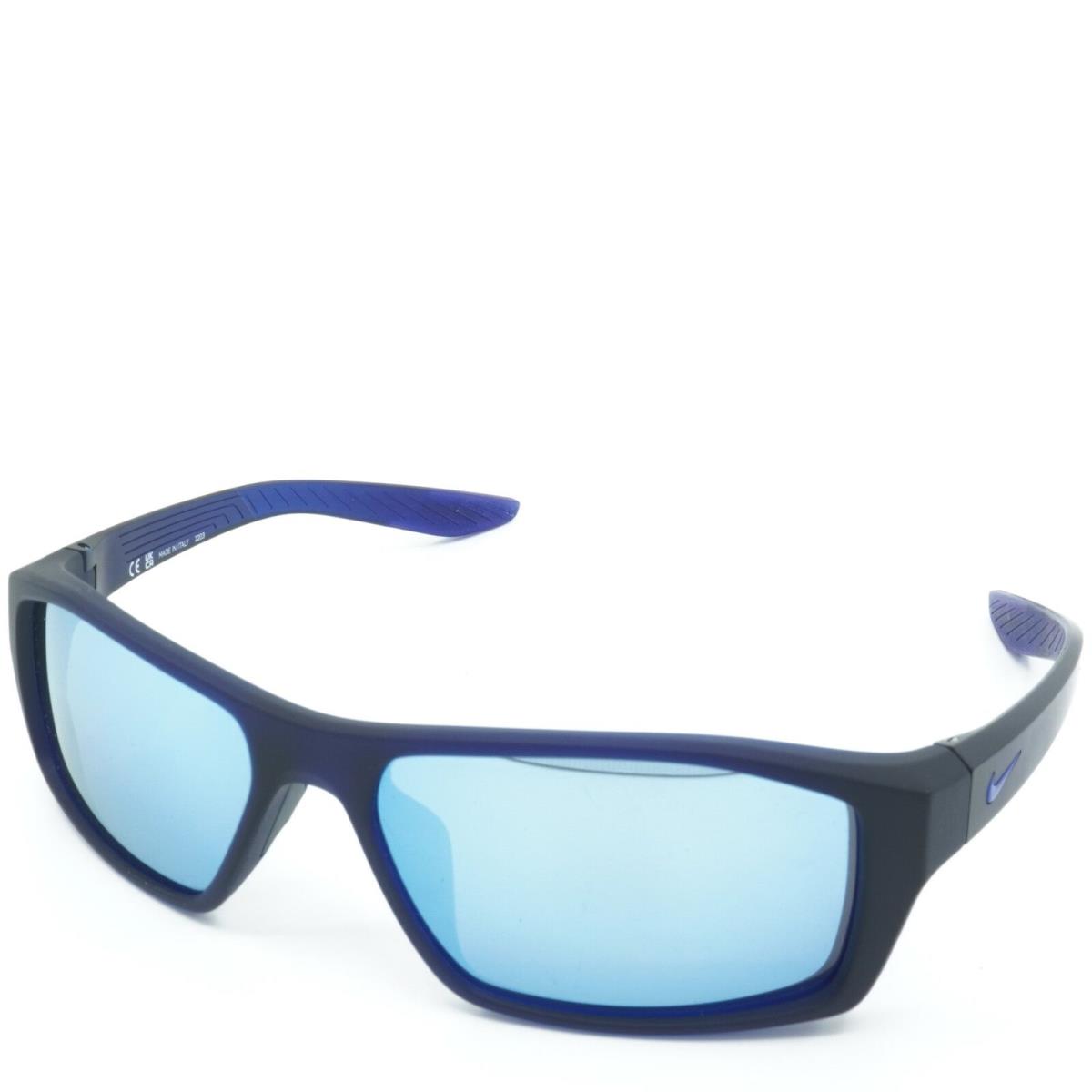 Nike Men's Brazen Shadow Mirrored Sport Sunglasses Matte Dark Obsidian