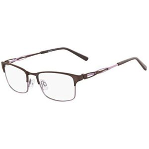 Flexon Women's Mariene Rectangular 53mm Eyeglasses Frames Brown