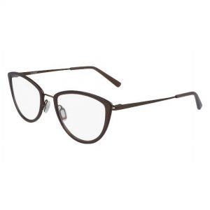 Flexon Women's W3020 Cat-Eye 52mm Eyeglasses Frames Brown