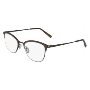 Flexon Women's W3023 Cat-Eye 52mm Eyeglasses Frames Brown