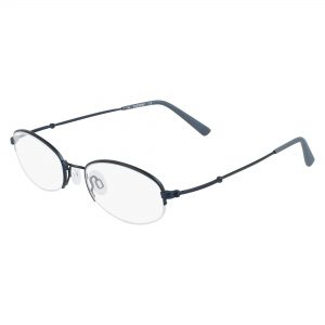 Flexon Men's H6030 Oval 52mm Eyeglasses Frames Navy