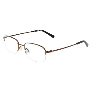 Flexon Men's H6053 Rectangular 54mm Eyeglasses Frames Matte Coffee