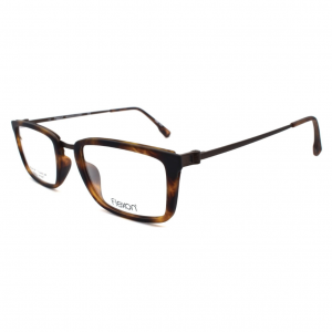 Flexon Men's E1084 Square 51mm Eyeglasses Frames Tortoise