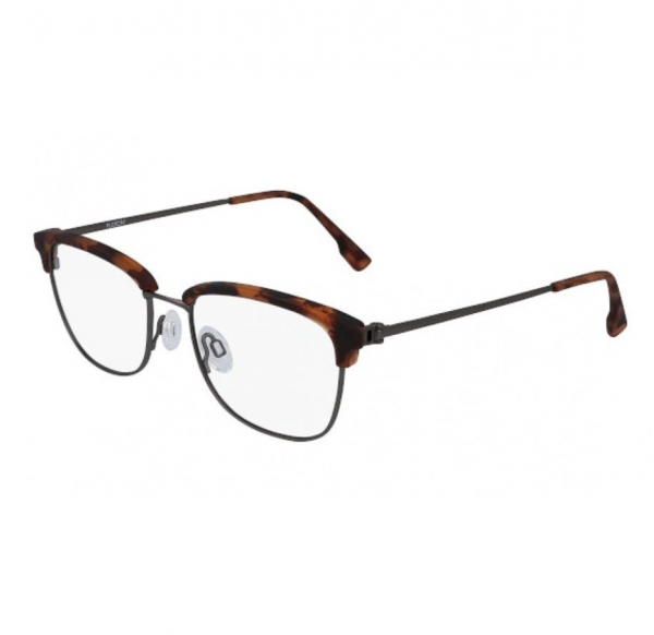 Flexon Men's E1088 Square 53mm Eyeglasses Frames Tortoise