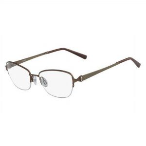 Flexon Women's Loretta Square 51mm Eyeglasses Frames Brown