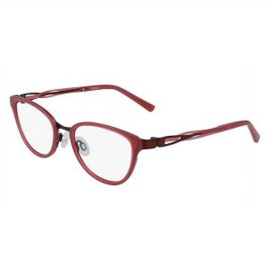 Flexon Women's W3011 Cat-Eye 51mm Eyeglasses Frames Burgundy