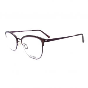 Flexon Women's W3023 Cat-Eye 52mm Eyeglasses Frames Plum