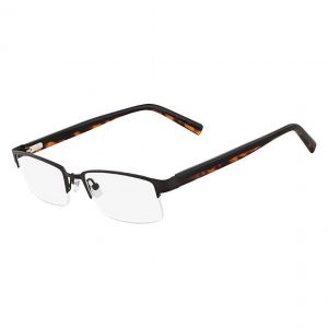 Nautica Men's Rectangular 51mm Eyeglasses Frames Black