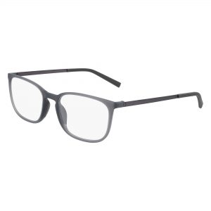 Flexon Men's EP8012 Rectangular 55mm Eyeglasses Frames Matte Gray