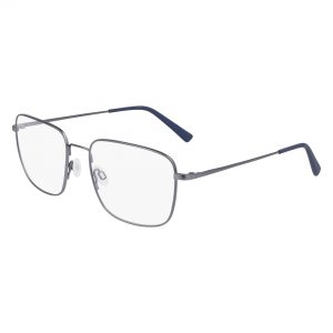 Flexon Unisex H6064 Square 55mm Eyeglasses Frames Slate Blue