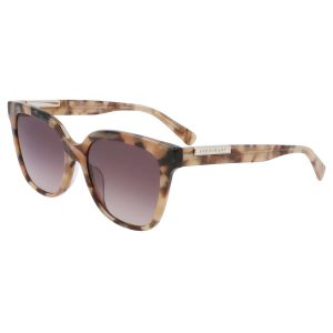 Longchamp Women's Gradient Square 53mm Sunglasses Ivory Havana