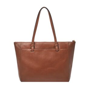 Fossil Women's Rachel Leather Tote Bag Medium Brown Handbag