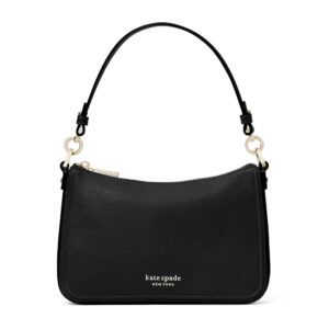 Kate Spade Hudson Medium Pebbled Leather Convertible Crossbody Black