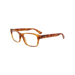 Gucci Men's Rectangular 55mm Eyeglasses Frames Marble Brown