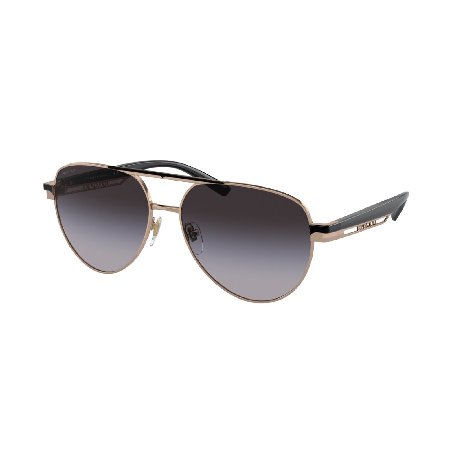 Bvlgari Women's Pilot 58mm Gradient Sunglasses Rose Gold