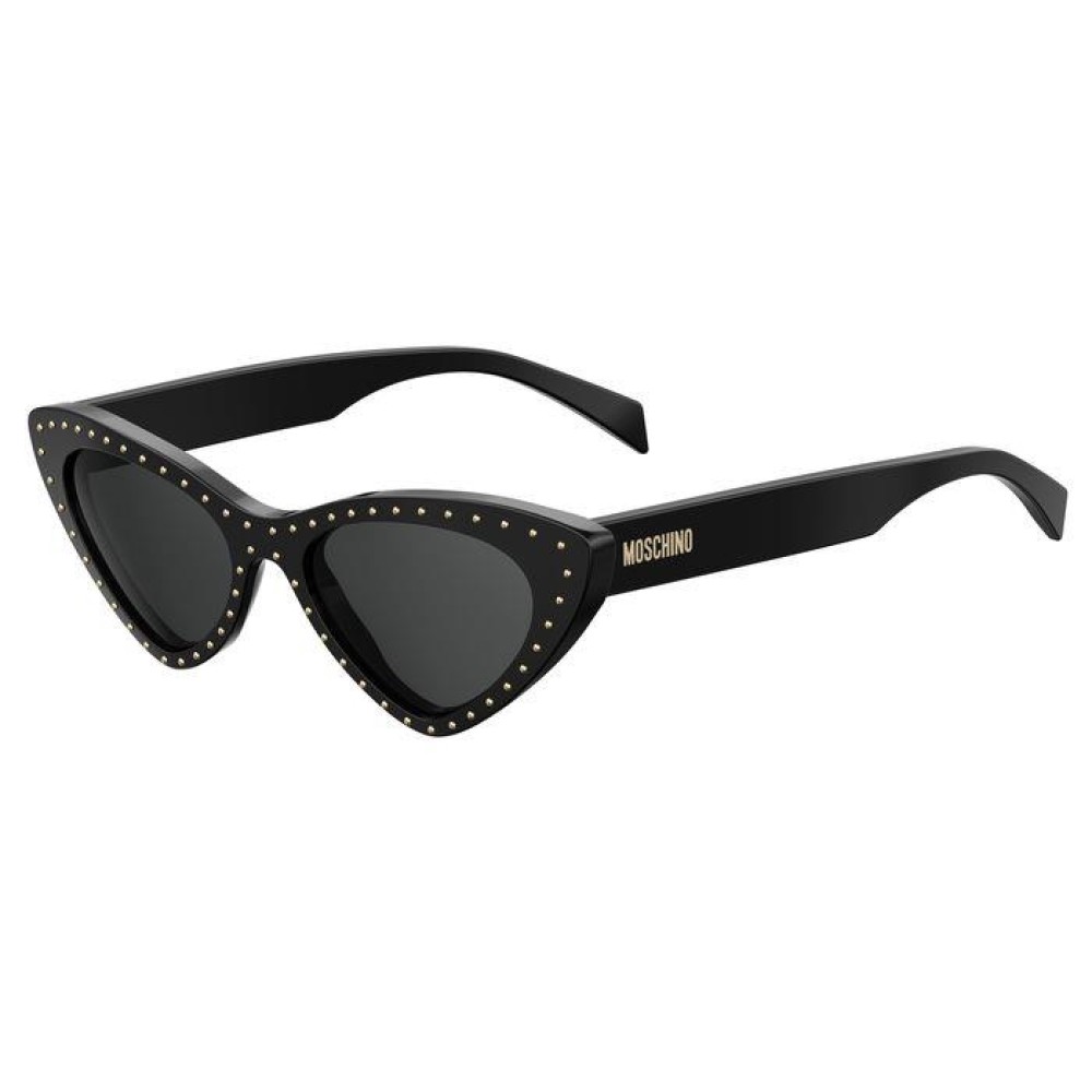 Moschino Women's Pointed Cat-Eye 52mm Sunglasses Black