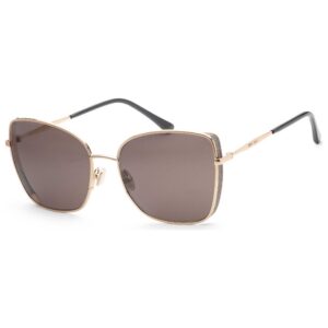 Jimmy Choo Women's Butterfly 59mm Sunglasses Black Gold